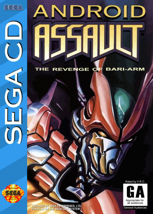 Android Assault - The Revenge of Bari-Arm (USA) Sega CD Game Cover